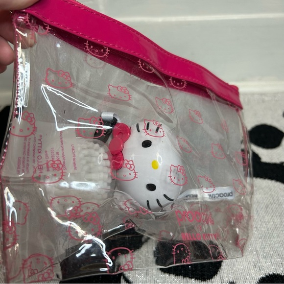 NWOT Hello Kitty X Proactiv makeup bag and scrub brush bundle - Picture 2 of 4